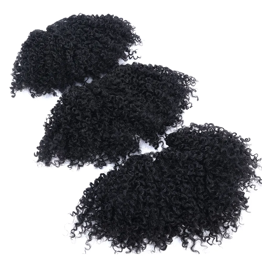 Ganchillo 3 unids/pack sintético paquetes pelo Crochet rastas extensiones de cabello hermana locomotoras para las mujeres negras de Locs
