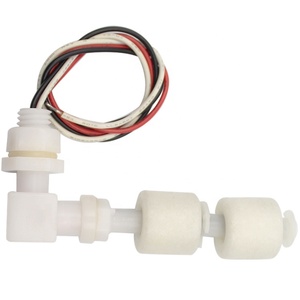 Comprimento duplo PP 10W 50W vertical do tanque de água do <span class=keywords><strong>sensor</strong></span> nivelado fluido do flutuador da bola Interruptor personalizado do flutuador do <span class=keywords><strong>sensor</strong></span> do nível de água