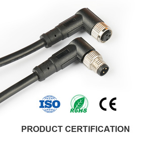 Công nghiệp M8 hàng không cắm 3/4/5/6/8 pin không thấm nước che chắn overmolded thẳng/góc cạnh nam nữ Pur/PVC kết nối - Product Image 3