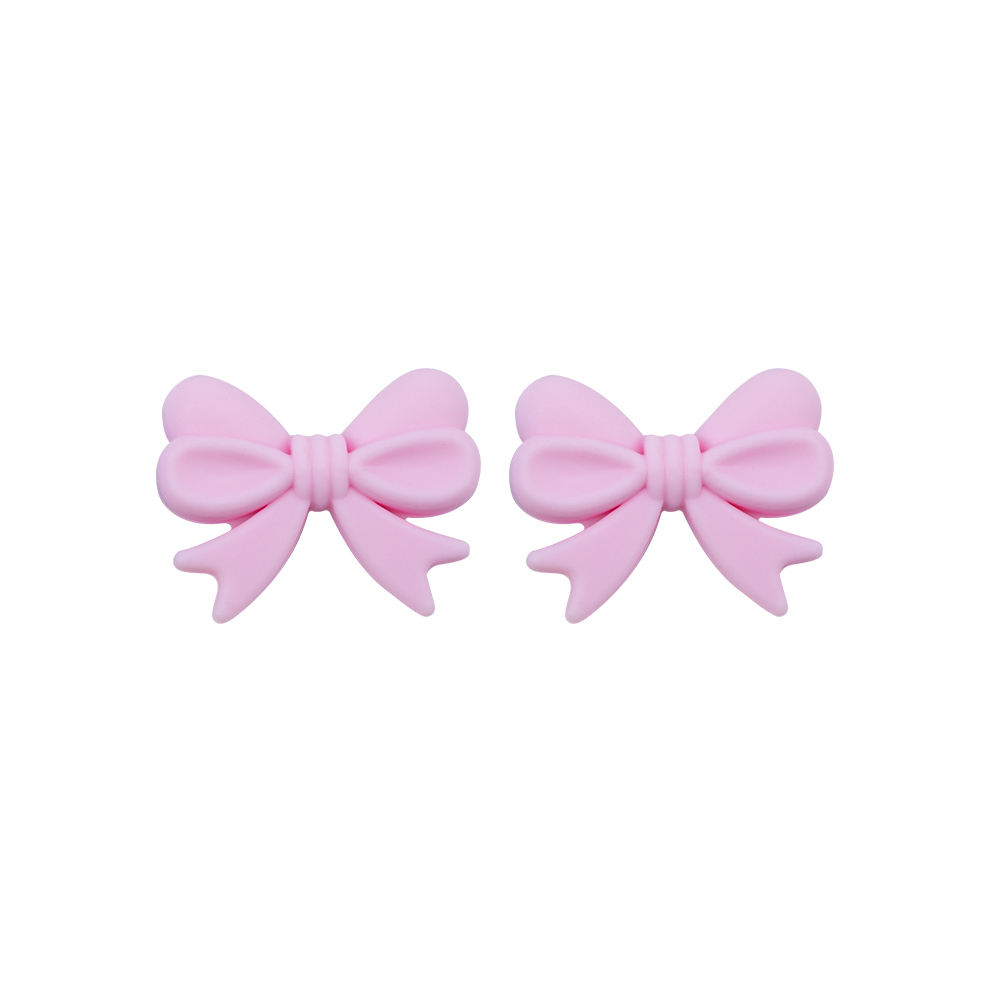 Bow Focal bead Baby Pink SA63