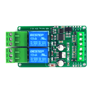 Modulo di uscita scheda relè Modbus RTU 2 canali 12V ingresso modulo di comunicazione RS485 / TTL