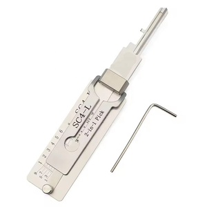 LishiSC4-L (ters teslim) 2in1 dekoder ve sol kapı schdoor kilitleri için Pick 6-Pin kama çilingir aracı araç tuşları için - Product Image 1