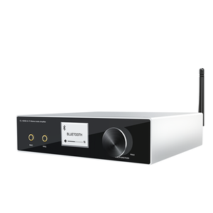 带麦克风的专业卡拉ok立体声音频放大器支持蓝牙、RCA、光纤、家用USB输入等。 - Product Image 1