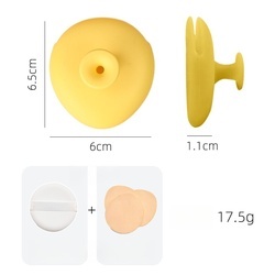 Forma de gota amarilla