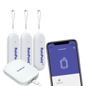 חיישן מד חום <span class=keywords><strong>WiFi</strong></span> עבור בית, צג חיישן לחות טמפרטורה אלחוטית חיצונית פנימית