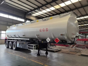 Yenilebilir yağ, dizel ve benzinli taşıma için büyük kapasiteli 45000L çelik Tank yarı römork - Product Image 4