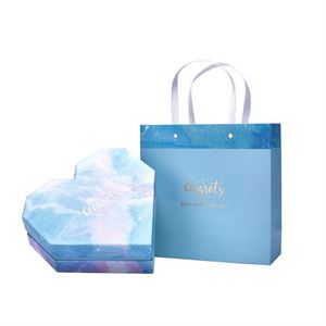 Các tông hình trái tim tái chế vật liệu tùy chỉnh cán bóng dập nổi sô cô la Giấy Bánh hộp <span class=keywords><strong>penang</strong></span> - Product Image 2