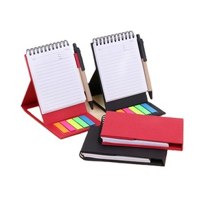 Venta al por mayor de notas adhesivas personalizables de producción en masa de productos promocionales baratos Logo Bloc de notas impreso con bolígrafo para notas y notas - Product Image 1