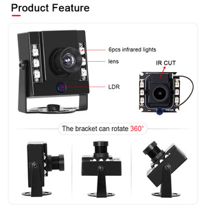 3506 IR Cut 1080P 6mm 60 Grados 850nm IR LED Día y Noche USB CCTV Cámara 2MP Star Light HD Módulo infrarrojo - Product Image 2