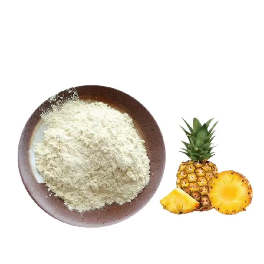 100% saf doğal ananas ekstresi Bromelain enzim tozu
