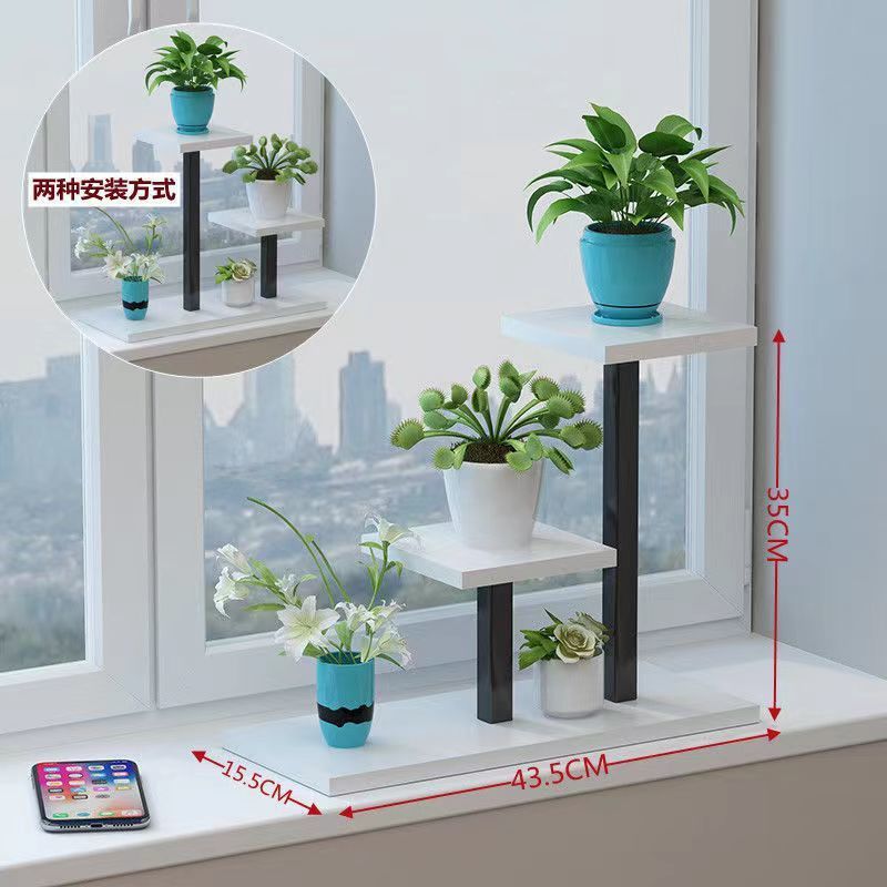 3-tier black floor-standing model