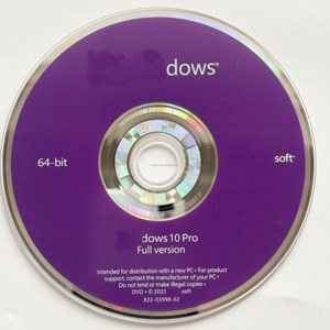 Win 10 Pro versión completa 64 bits DVD OEM licencia clave COA pegatina Win10 activación en línea Global profesional MS para PC - Product Image 2