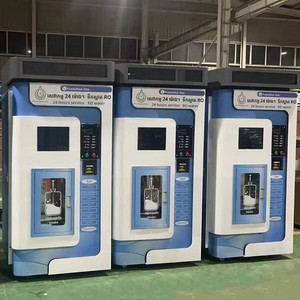 Встроенный водяной бак 224 л, торговый автомат с водой с карточкой, работающий на основе монет, 5-ступенчатая машина для продажи воды с обратным осмосом - Product Image 5