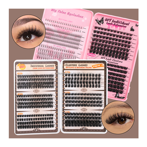 Bán Buôn Cá nhân 640Pcs 2025Mm Fluffy Lash Cụm Chồn Cuốn Sách Biểu Tượng Tùy Chỉnh DIY Lash Mở Rộng Kit Phân Khúc Cụm Lông Mi - Product Image 3