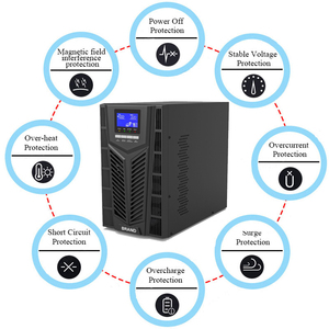 Compacto 1KVA-6KVA UPS en línea para el hogar | Batería de respaldo con pantalla LCD y monitoreo de aplicaciones móviles - Product Image 6