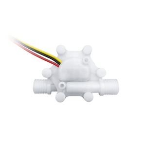 食品级1/4 "塑料脉冲流量传感器DC5V 12V 24v液体流量计0.15-1.5升/分钟水流传感器 - Product Image 5