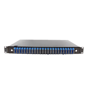 电信和数据中心用24端口LC双工SC ODF光纤接线盒1U 19英寸空接线板 - Product Image 6