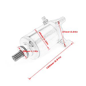 Starter for <strong>Suzuki</strong> 31100-05510, 31100-05501, 128000-8750, 228000-0851 - Product Image 2