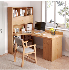 Fabricante OEM al por mayor Escritura de madera simple estudio barato pequeño espacio soporte almacenamiento moderno hogar Oficina ordenador mesa escritorio - Product Image 2