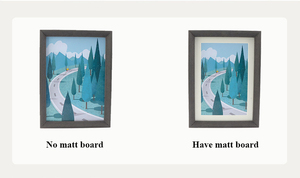 Wood 11x14 Black Picture <strong>Frame</strong> Made to Display Pictures 8x10 With Mat or 11x14 Without Mat - Product Image 4