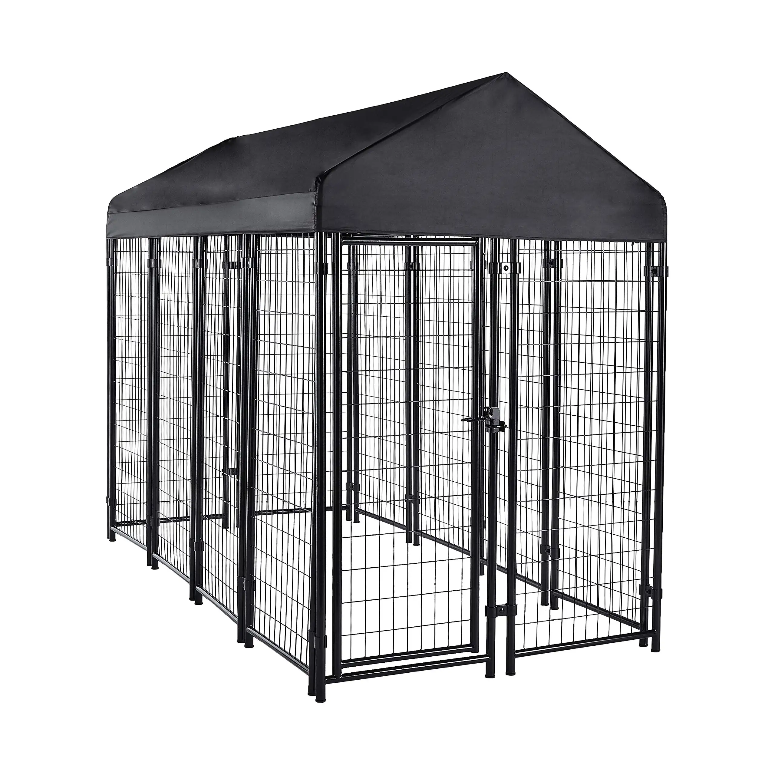 Jaula de alambre soldado personalizada de cualquier tamaño para perros, jaula grande para mascotas al aire libre, a bajo precio