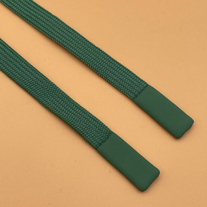 拉绳聚酯扁绳带尖端定制浸水端拉绳带编织硅胶绳带尖端 - Product Image 4