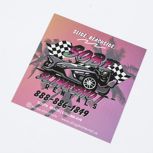 Özel A6 logo baskı marka düğün lüks siyah altın folyo kabartmalı noel alışveriş hediye küçük iş için teşekkür ederim kart - Product Image 4