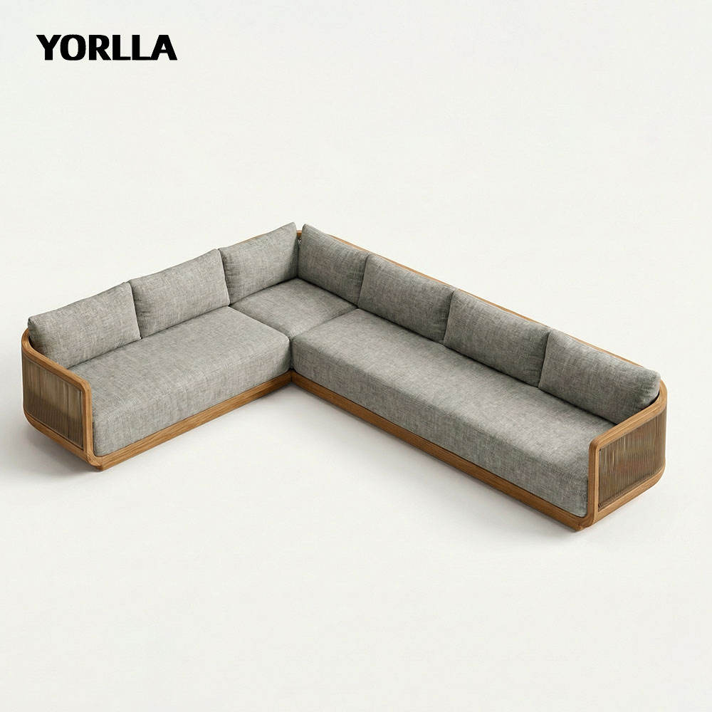 Canapé sectionnel en forme de L