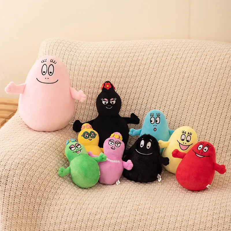 Nouveau barbapapa Papa Baba poupées film Anime jouets en peluche personnalisés dessin animé monstre en peluche Plucehs jouets Kawaii jouets pour enfants