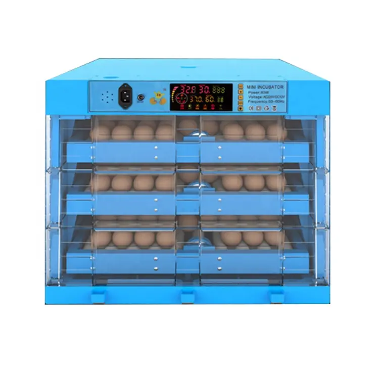 Çin üreticileri Egg_incubator_automatic sıcaklık nem bıldırcın 256 tavuk yumurta kuluçka makinesi kuluçka 200 yumurta fiyat/