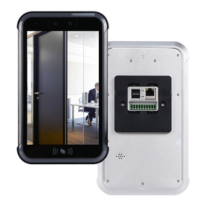 8 pollici riconoscimento facciale di controllo di accesso Touchscreen IP55 Video citofono per esterni - Product Image 5