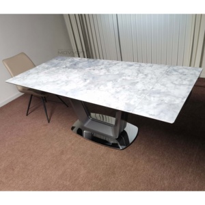 Fábrica personalizado <span class=keywords><strong>multi</strong></span> funcional vidro ajustável moderno projeta jantar sala mesas