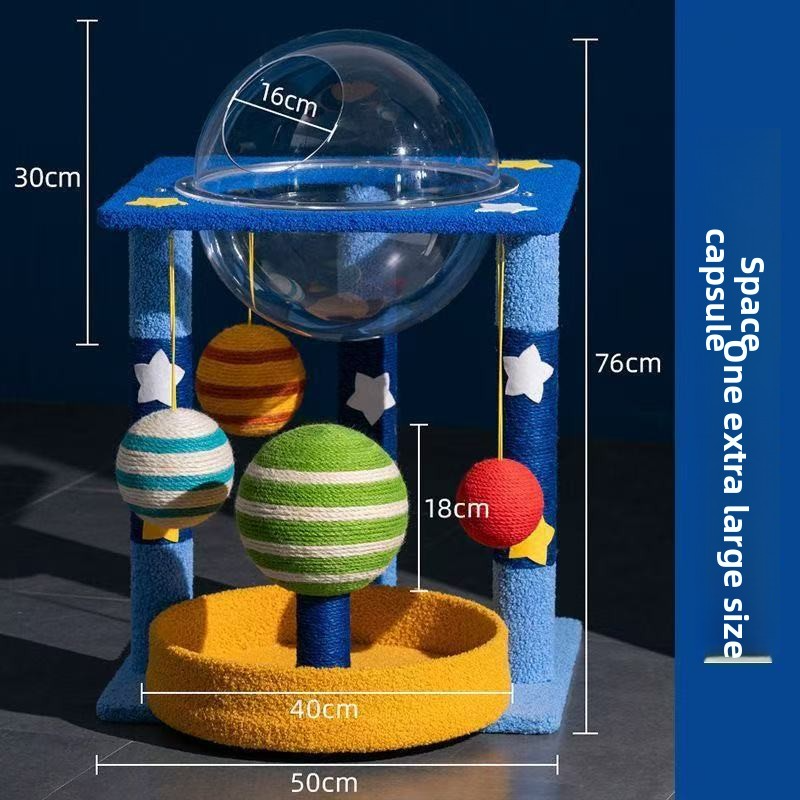 02-Cápsula espacial sin cuna lunar-7kg interior