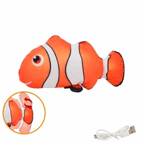 Juguetes para gatos Flopping Fish con Catnip, Gatito en movimiento Kicker, Floppy Wiggle Carp para perros pequeños, Movimiento interactivo Kitty Ejercicio - Product Image 3