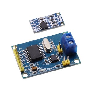 Placa de módulo controlador de bus CAN MCP2515 TJA1050 receptor SPI para módulo de interfaz de controlador de brazo 51 MCU para Kit DIY nuevo - Product Image 3