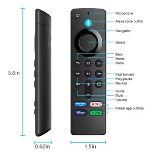 Wholesale Wireless RC Universal TV RC2336 <strong>Remote</strong> Control Smart <strong>Remote</strong> Control with 3rd Gen Alexa Voice BT - Product Image 3