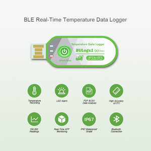 Waterproof IP67 Wireless Blue Tooth USB <strong>Temperature</strong> <strong>Data</strong> <strong>Logger</strong> for Transport <strong>Temperature</strong> Recorder - Product Image 6