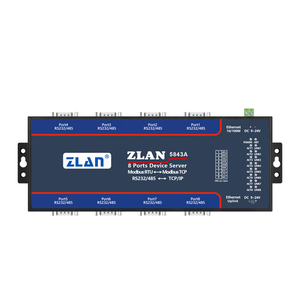 8 porte RS232 RS485 a Ethernet TCP/IP Modbus industriale multiplo Ethernet seriale Server Gateway industriale ZLAN5843A - Product Image 1