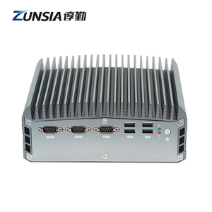 原始设备制造商第12代N100/赛扬J6412/核心I5-1235U迷你ITX电脑机箱2LAN 4 * Com 1 * VGA X86嵌入式电脑无风扇工业迷你电脑