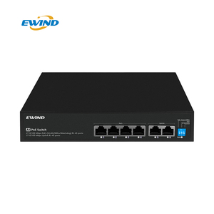 Ewind Hot Sell 12v <strong>Input</strong> 24v <strong>Output</strong> Module Long Range Network 4 Port Outdoor Poe <strong>Switch</strong> for IP Camera - Product Image 2