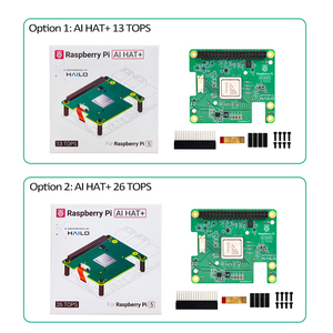 Официальная Оригинальная шапка Raspberry Pi 5 AI + Hailo8 13 топов/26 топов модель опционально PCIe M.2 шляпа + доска для Raspberry Pi 5