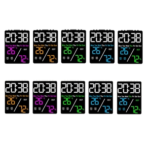 Fabrik preis Multifunktion ale Temperatur-/Feuchtigkeit anzeige Elektronischer Wecker - Product Image 2