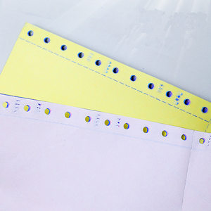 Papel de copia de computadora sin carbón continuo de 2 capas de alta calidad para impresoras de matriz de puntos papel de computadora