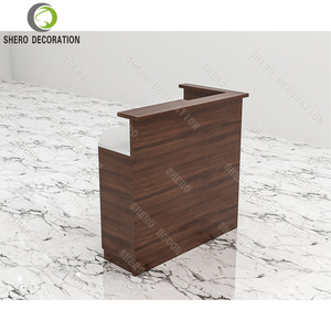 Mesa de mostrador de cajero con diseño de mostrador de tienda elegante para diseño de tienda para mostrar la decoración de la tienda de ordenadores - Product Image 3