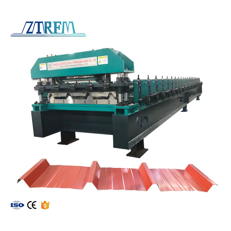 Trapezoidal Roof Tile Making Machine Ibr Roll Forming Machine Roofing Sheet Roll Forming Machine