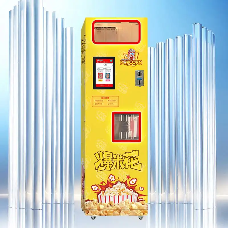 Máquina Expendedora de palomitas de maíz automática, comercial, de pie, nueva, gran oferta