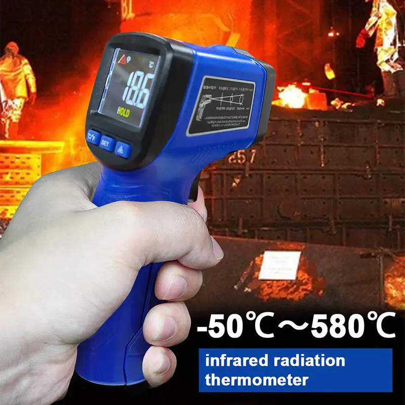 IR-Laser thermometer Digitale berührungs lose tragbare Temperatur pistole für die Industrie