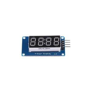 TM1637 modulo Display a LED per 7 segmento 4 bit 0.36 pollici orologio anodo rosso tubo digitale quattro Driver seriale Board Pack - Product Image 5