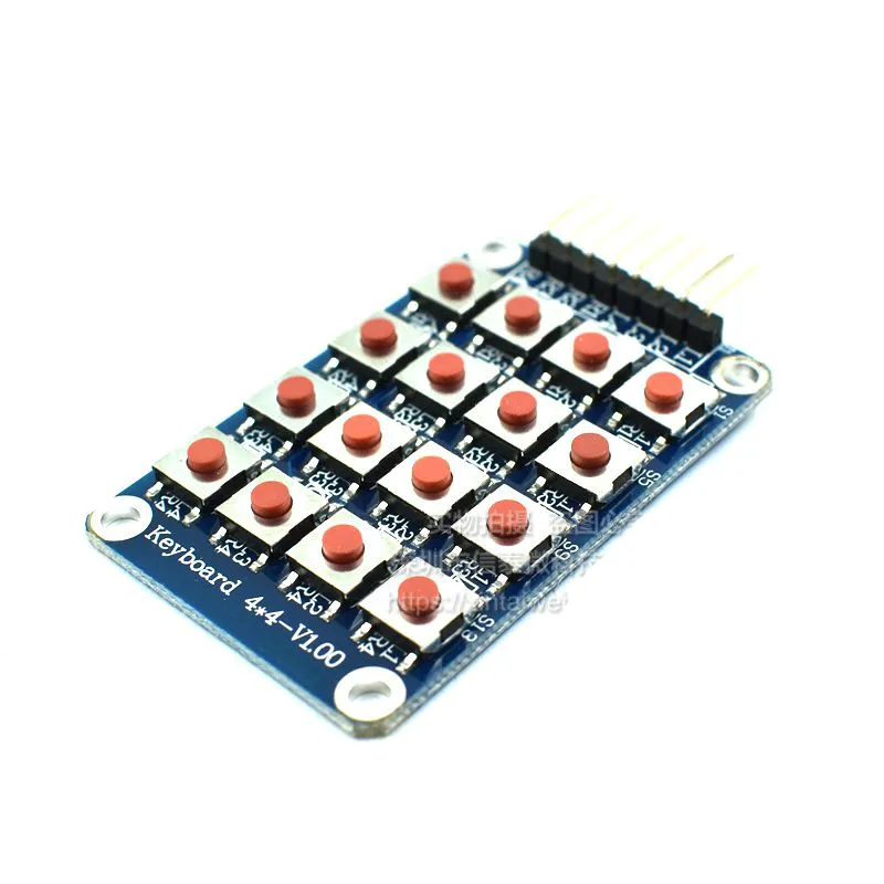 Microswitch 4*4 clavier matriciel touches 16 bits touches indépendantes MCU module de clavier d'extension externe