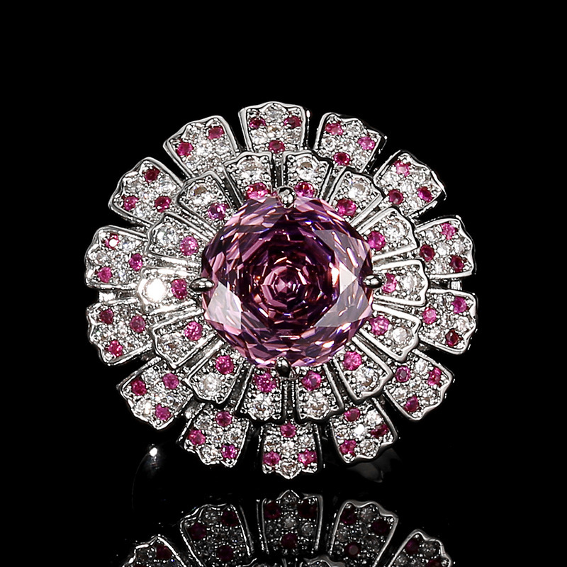 Bague rose séchée